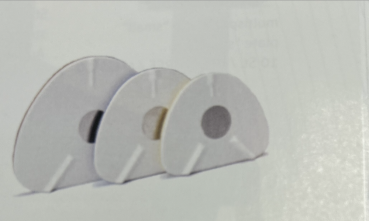 04405M Sockelplatten mit Magnet gelb klein 7,2cm , Inh.10 St.